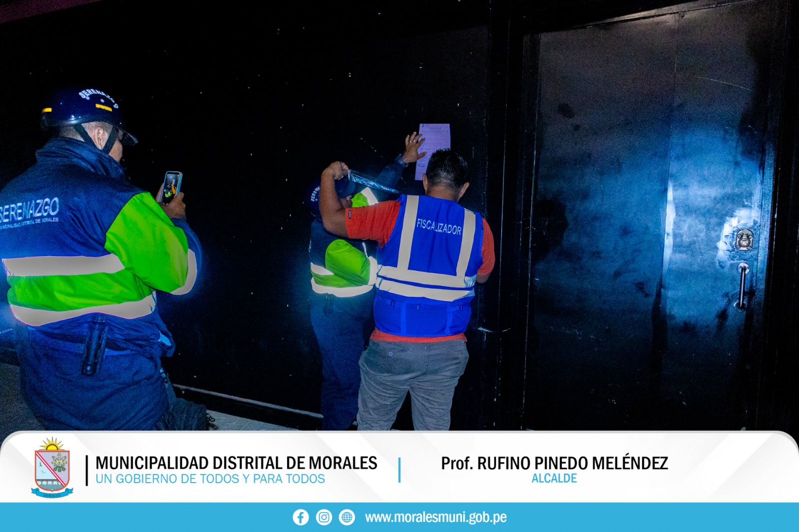 ESTABLECIMIENTOS NOCTURNOS DE MORALES CUMPLEN HORARIO DE ATENCIÓN.  